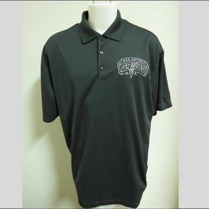 M-2XL Gray Spurs Nike Dri-Fit Men's #30L Polo Shirt